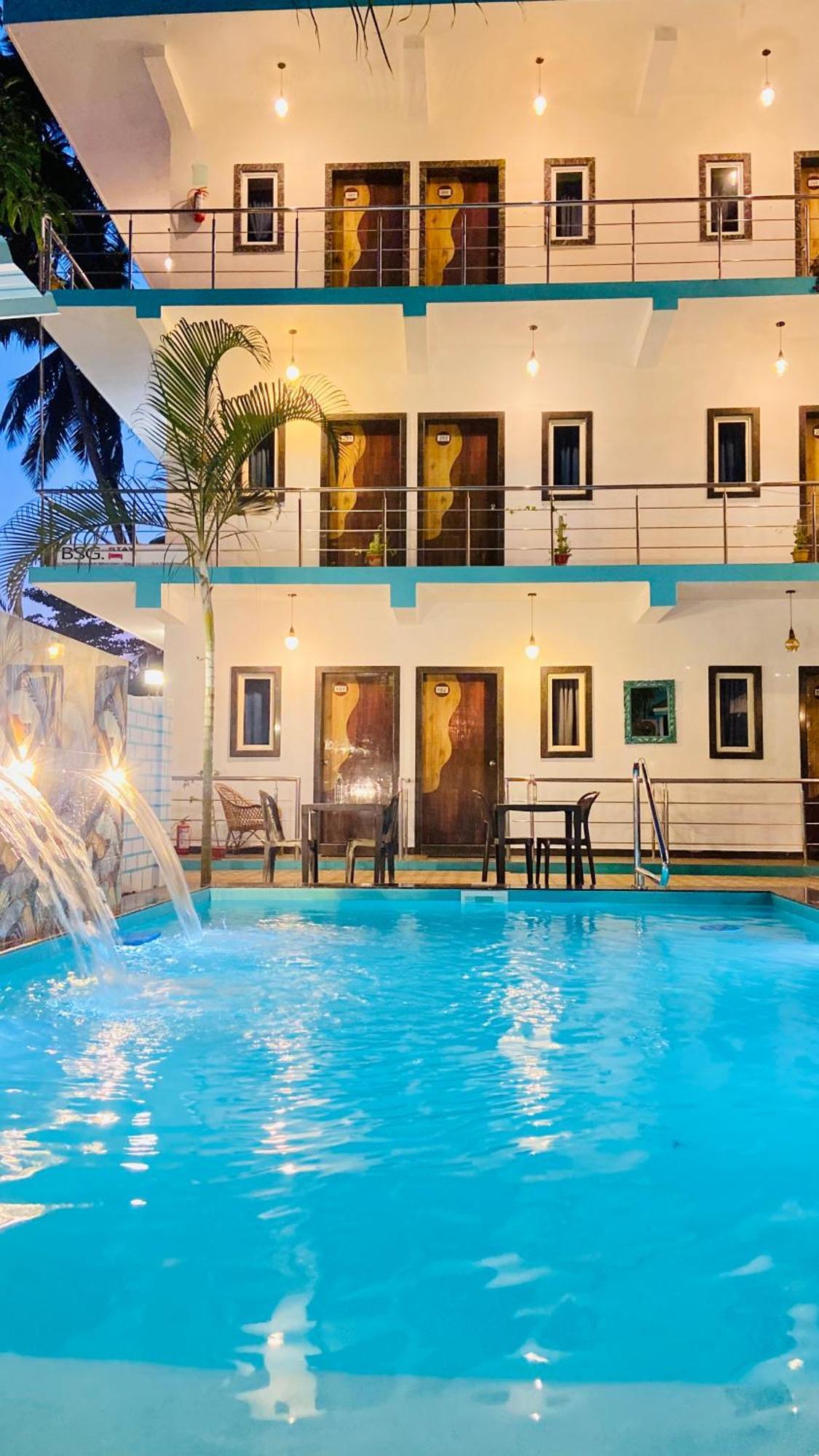 Bsg Stay - Turtle Beach Morjim Goa Exterior foto